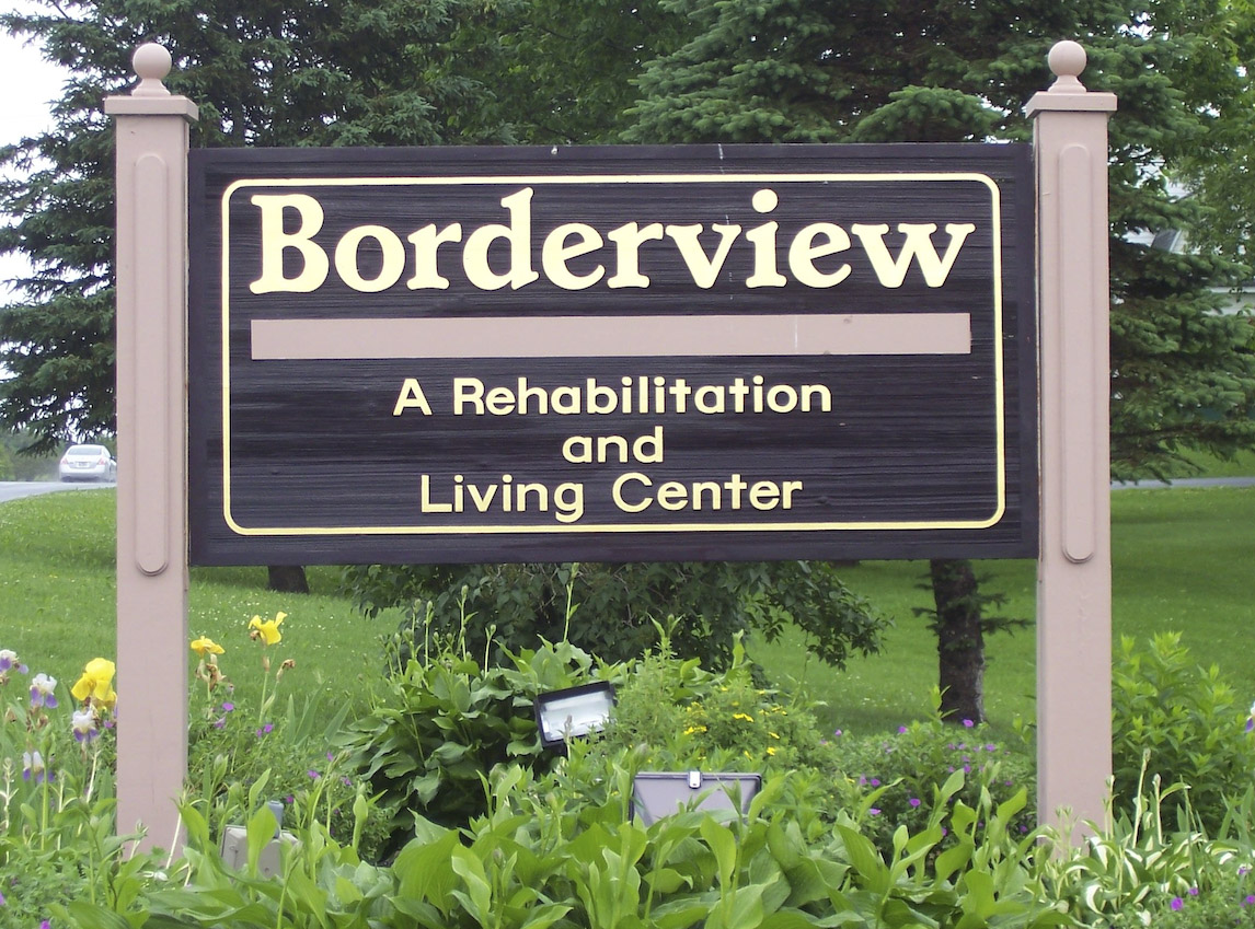 Borderview Rehabilitation & Living Center Sign